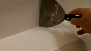 How to tape and finish an inside drywall corner A closer look [upl. by Eek]