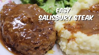 Easy Salisbury Steak Recipe  MOLCS Easy Recipes [upl. by Jablon]