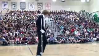 Awesome Michael Jackson performance in school talent show [upl. by Rosalyn]