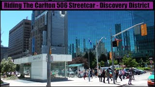 Discovery District  U of T  Streetcar Ride [upl. by Karry]