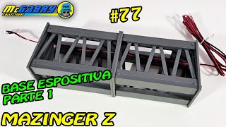 MAZINGER Z HACHETTE DA COSTRUIRE N77 BASE ESPOSITIVA PRIMA PARTEUNBOXING EDICOLA [upl. by Feer]