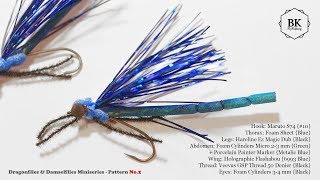 DragonfliesampDamselflies No2  Tying quotDamselfly Adultquot Dry Flies by BK [upl. by Agripina292]