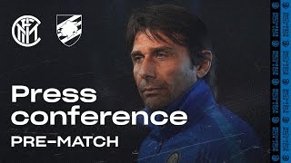 INTER vs SAMPDORIA  Antonio Conte PreMatch Press Conference LIVE 🎙⚫🔵 SUB ENG [upl. by Lhadnek]