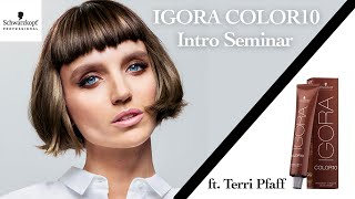 An Introduction to our Igora 10 Color Chart  Schwarzkopf Professional USA [upl. by Sylvie]