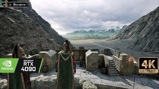 4K LotR Conquest Reimagined looks absolutely stunning on RTX 4090 in Unreal Engine 5 good ending [upl. by Namad]