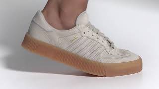 adidas Originals Sambarose Damen Sneaker Plateauschuhe beige B37860 [upl. by Seidel652]