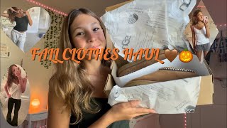 HUGE fall clothing haul 🍁brandy melville ugg hollister garage shein🍁 [upl. by Albertson]