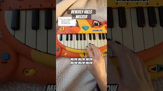 Beverly Hills by Weezer but cat piano 👀😼beverlyhills weezer [upl. by Torrell]