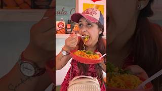 Itni Spicy Maggie Thailand Mai😳🍜 shorts trendingshorts funny food comedy meghachaube [upl. by Aivatco244]