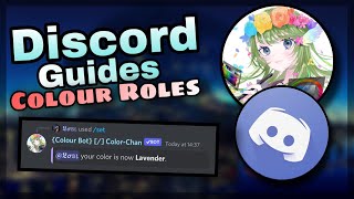 Colour Roles Discord ColorChan Bot Tutorial [upl. by Brebner370]