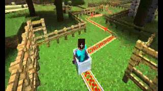 Minecraft рельсы  поршни \ rails  pistons [upl. by Wescott]