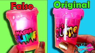 Original VS Falso So Slime DIY  Supermanualidades [upl. by Pellikka]