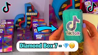 ASMR TikTok Mystery DIAMOND Boxes  BOX 7🫢💎 Shorts [upl. by Marina803]