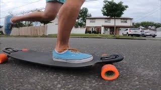 Longboard Cruising  Sunny Morning Landyachtz Drop Cat 38 85mm Caguamas [upl. by Alon]