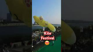 Kite festival travel festival news fun india kite [upl. by Aimek]