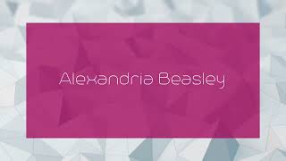 Alexandria Beasley  appearance [upl. by Faletti]