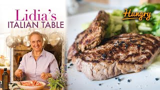 Bistecca Fiorentina  Lidias Italian Table S1E11 [upl. by Tomasine324]