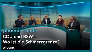 phoenix runde CDU und BSW  Wo ist die Schmerzgrenze [upl. by Anderer488]