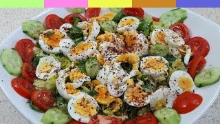 Yumurta Salatası Tarifi  Anne İşi Nefis Kahvaltılık [upl. by Aelem]