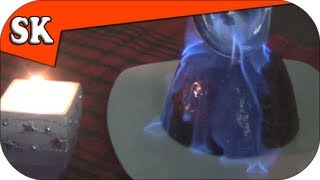 FLAMING A CHRISTMAS PUDDING  Flame a Christmas Pudding [upl. by Iyre]