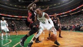 Rajon Rondo Highlights vsMiami Heat 412012  triple double  16 points14 assists HD [upl. by Siduhey]