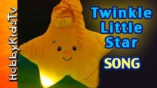 Twinkle Twinkle Little Star SONG with Toy Stars by HobbyKidsTV [upl. by Aicats269]