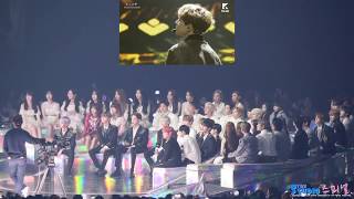 181201 MMA 2018 Artist Reaction to 방탄소년단 BTS Airplane pt 2 WANNA ONE GFRIEND IKON amp more [upl. by Nivalc]