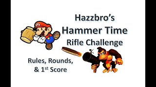 Hazzbros Hammer Time Challenge Round 1 2024 300 blackout 22longrifle pcc target [upl. by Goldston]