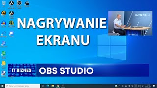 Nagrywanie ekranu Windows OBS Studio  poradnik [upl. by Erreit]