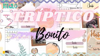 TRIPTICO BONITO Y FACIL EN WORD MAYRA DIGITAL 💜👍 [upl. by Savanna]