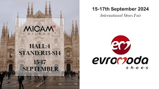 EVROMODA SHOES 1517 SEPTEMBER 2024 MICAM MILANO FAIR [upl. by Jodee993]