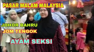 🇮🇩🇲🇾Pasar malam Johor LarkinMalaysia Night Market Street Food Tour [upl. by Edla486]