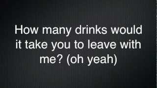 Miguel  How Many Drinks Lyrics [upl. by Locke]