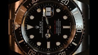 Rolex SeaDweller 126600 SD43 Review  on 65quot wrist [upl. by Nallid]