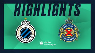 Club Brugge  WaaslandBeveren moments forts [upl. by Stiruc611]