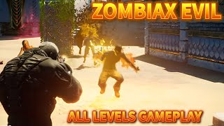 ZOMBIAX EVIL  All Levels Gameplay PC Steam 4K [upl. by Airlie]