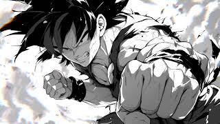 Dragon Ball Manga Style Goku  Live Wallpaper   Wallpaper Engine   Trap HipHop Music [upl. by Baer]