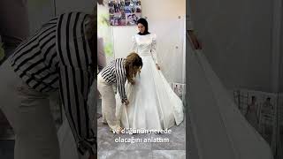 Tesettür Gelinlik Diktirdim  Vlog [upl. by Ainna491]