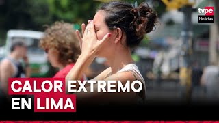 Calor en Lima Senamhi advierte temperaturas más altas para febrero  El Tiempo 02022024 [upl. by Elgna]