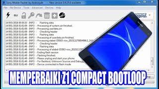 Flashing Xperia Z1 Compact yang BOOTLOOP pakai Flashtools amp Xperifirm [upl. by Cutcheon]