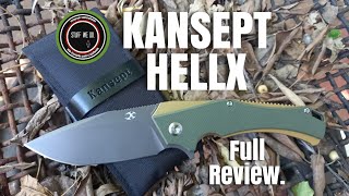 KANSEPT HELLX KNIFE by Mikkel Willumsen Full review [upl. by Bacchus]