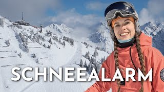 Neuschnee in OberstdorfKleinwalsertal Der beste Skitag der Saison [upl. by Ansel505]