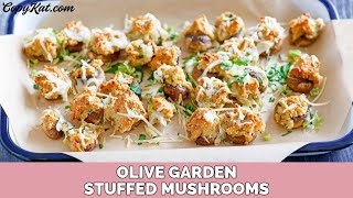 Olive Garden Stuffed Mushrooms [upl. by Paik464]