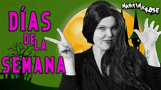 7 Days Of The Week Addams Family Parody in Spanish  Dias de la Semana with lyrics [upl. by Iffar]