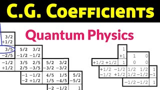 Clebsch Gordon Coefficients Quantum Physics CSIR NET GATE Physics [upl. by Loeb]