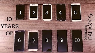 Every Samsung Galaxy S Speed Test Comparison 2019 S1 S2 S3 S4 S5 S6 S7 S8 S9 S10 [upl. by Zennas134]