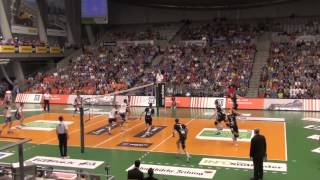 20130505 Volleyballspiel VfB Friedrichshafen gegen BR Volleys 23 [upl. by Otsuaf165]