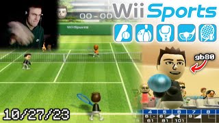 gamerboy80 PLAYS WII SPORTS 😲🎾  gb80 VODS 102723 [upl. by Ula275]