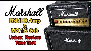 Marshall DSL1HR  MX112 Cab  YAY or NAY [upl. by Nath]