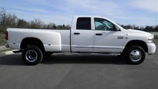 sold2008 DODGE RAM 3500 HEAVY DUTY QUAD CAB LARAMIE DUALLY 4X4 67 CUMMINGS DIESEL 8555078520 [upl. by Eendyc]